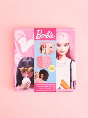 Barbie 2 Pack Storage Cubes Home at ASDA