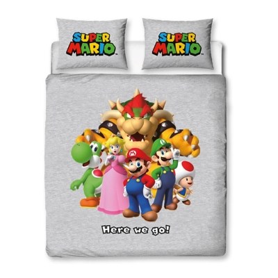 Super Mario Double Duvet Set Home at ASDA