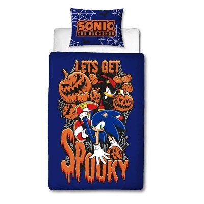 Sonic Halloween Single Duvet Set Home at ASDA