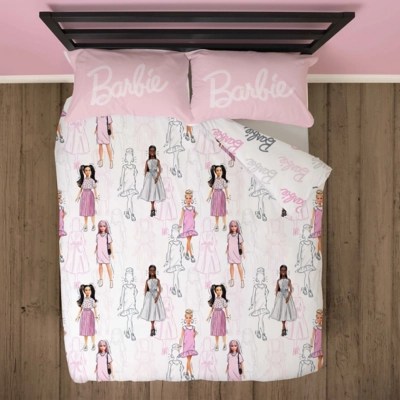 Barbie Double Duvet Set Home at ASDA