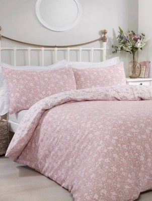 Sleepdown Ditsy Floral Duvet Set in Blush Home at ASDA