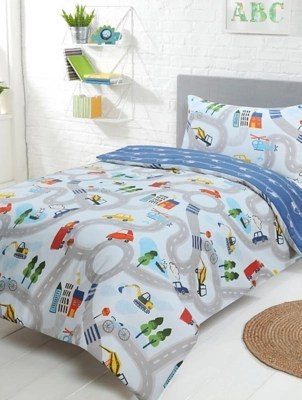 Sleepdown Transport Multi Duvet Set Single Home at ASDA