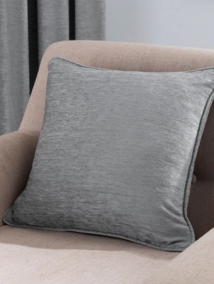 Sleepdown Silver Chenille Cushion Home at ASDA