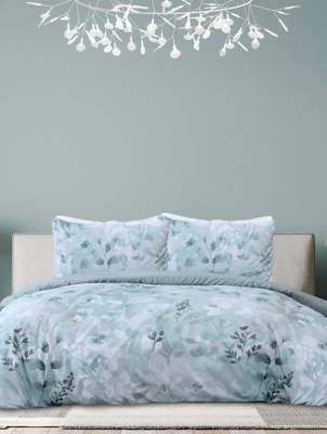 Sleepdown Botanical Leaves Duvet Set in Green Home at ASDA