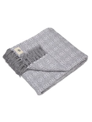 Appletree Herringbone Throw Home at ASDA