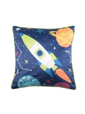 Bedlam Supersonic Soft Touch Velvet Kids Cushions Home at ASDA