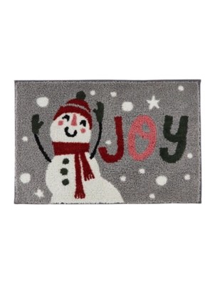 Fusion Christmas Snowman Bath Mat Home at ASDA