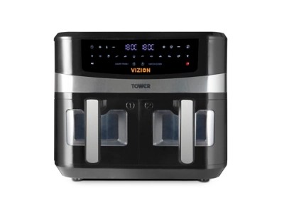 Tower Vortx Vizion 9L Dual Basket Air Fryer Electricals at ASDA