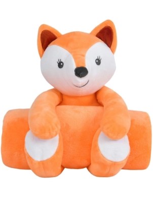 Sleepdown Novelty Fox Throw Home at ASDA