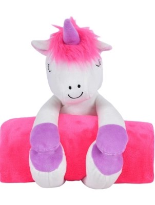 Sleepdown Novelty Unicorn Throw Home at ASDA