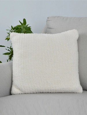 Sleepdown Boucle Chenille Cushion Home at ASDA