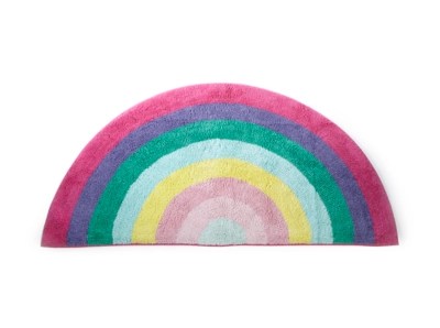 Rainbow Shaped Rug Home at ASDA