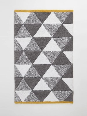 Grey Expressions Cotton Bath Mat Home