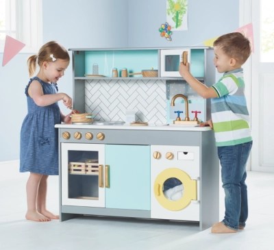 Home Wooden Kitchen with Washing Machine Toys & Character