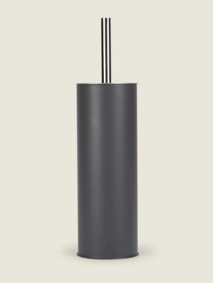 Charcoal Matte Toilet Brush Home at ASDA