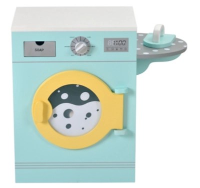 Wooden Washing Machine Set Toys & Character at ASDA