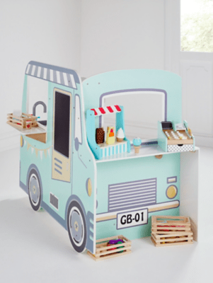 Wooden Food Truck Toys & Character at ASDA