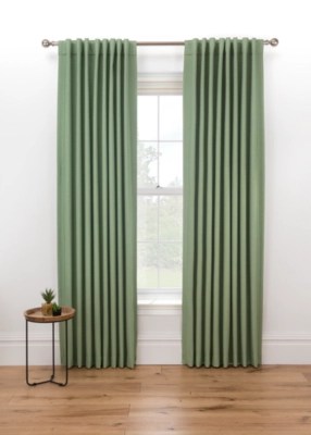 Green Blackout Curtains Home at ASDA