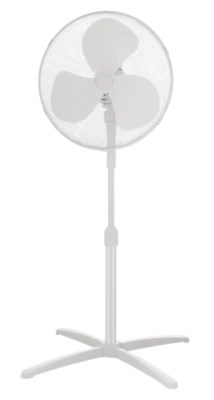Pelonis White Pedestal Fan 16 Inch Home at ASDA