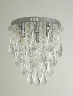 Jewelled Ceiling Light Fitting Home at ASDA