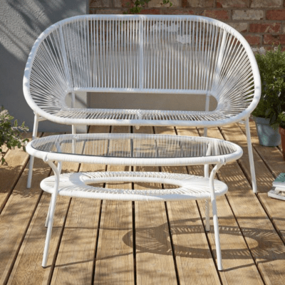 White Plastic Garden Table Asda CharlesChaney