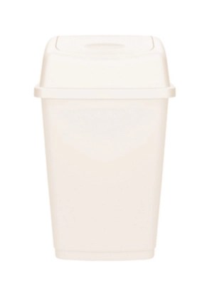 Cream Swing Bin 50L Home at ASDA
