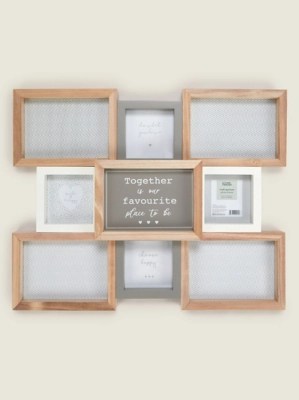 Multi Favourite Place Hanging Multi Aperture Frame Home at ASDA