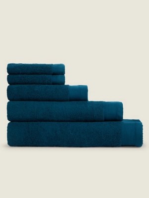 Lagoon Cotton Towel Range Home at ASDA