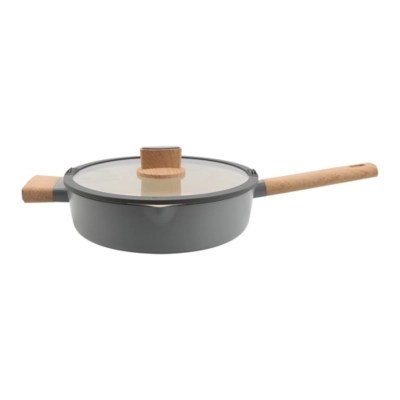 Grey Simplicity 28cm Saute Pan Home at ASDA
