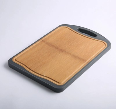 Multi 2 Sided Wooden & Plastic Chopping Board Home at ASDA