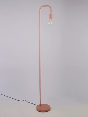 Pink Bulb Floor Lamp Home at ASDA