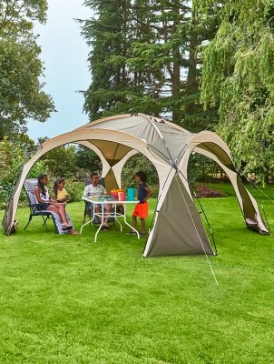 Cream Ozark Camping Sun Shelter Outdoor & Garden at ASDA