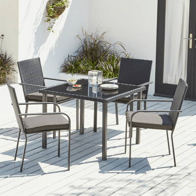 Orlando 5 Piece Patio Set Outdoor & Garden at ASDA