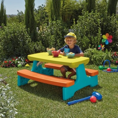 Kids Large Folding Garden Table and Bench Outdoor & Garden at ASDA