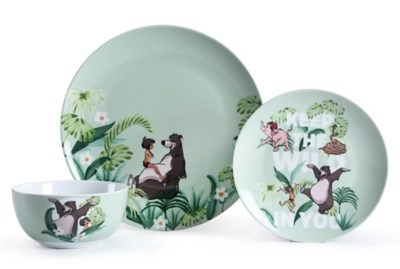 Disney Jungle Book Green Dinner Set 12 Piece Home at ASDA