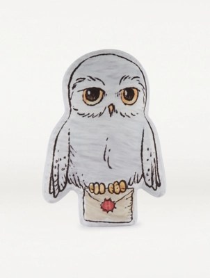 Harry Potter Hedwig Shaped Cushion Home at ASDA