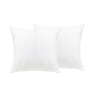White Premium Cushion Inner Set of 2 Home at ASDA