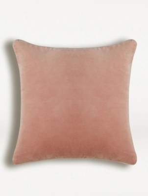 Cotton Velvet Linen Mix Cushion Stack at ASDA