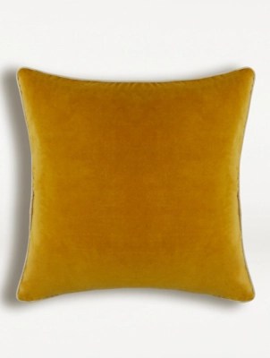 Cotton Velvet Linen Mix Cushion Stack at ASDA