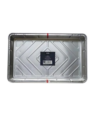 Silver Baking Tray Set of 4 Home at ASDA