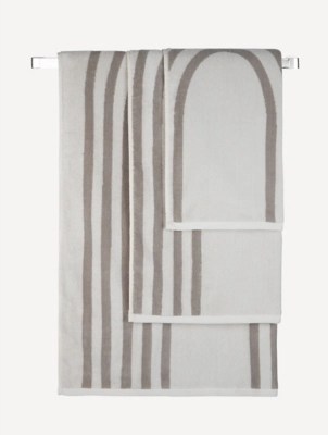 Natural Rainbow Ark Towel Range Home at ASDA