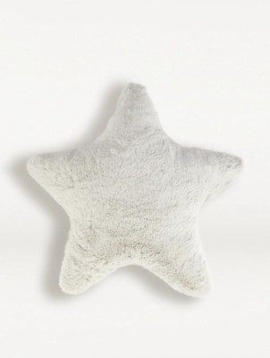 Grey Star Cushion Home at ASDA