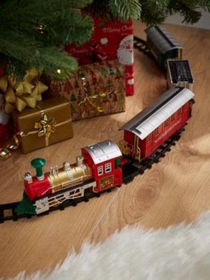 Christmas Tree Train Track Decoration Christmas at ASDA