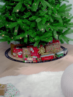 George At Asda Christmas 2023 Christmas Tree Train Track Decoration Christmas at ASDA