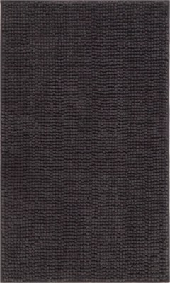 Charcoal Chenille Bath Mat Home at ASDA