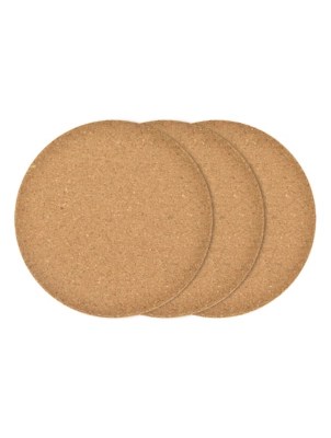 Beige Cork Trivet Set of 3 Home at ASDA