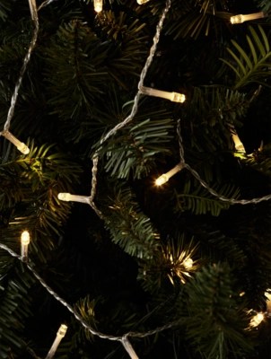 Warm White LED String Lights on Clear Cable Various Lengths