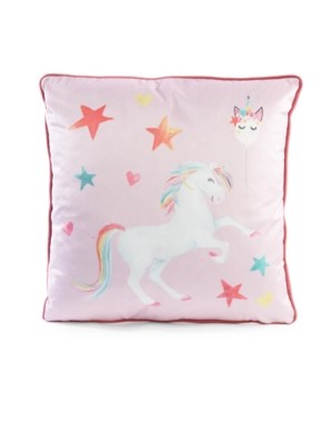 Pink Unicorn Cushion Home at ASDA