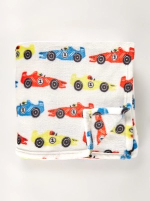 Racing Cars Fleece Blanket Home at ASDA