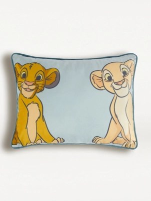Disney The Lion King Green Jungle Cushion Home at ASDA